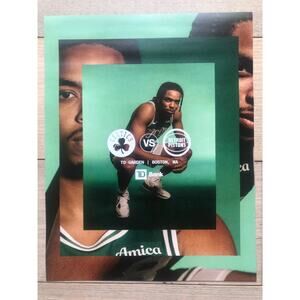 Boston Celtics Gameday Poster v Detroit Pistons 12/15/25 ft Josh Minott